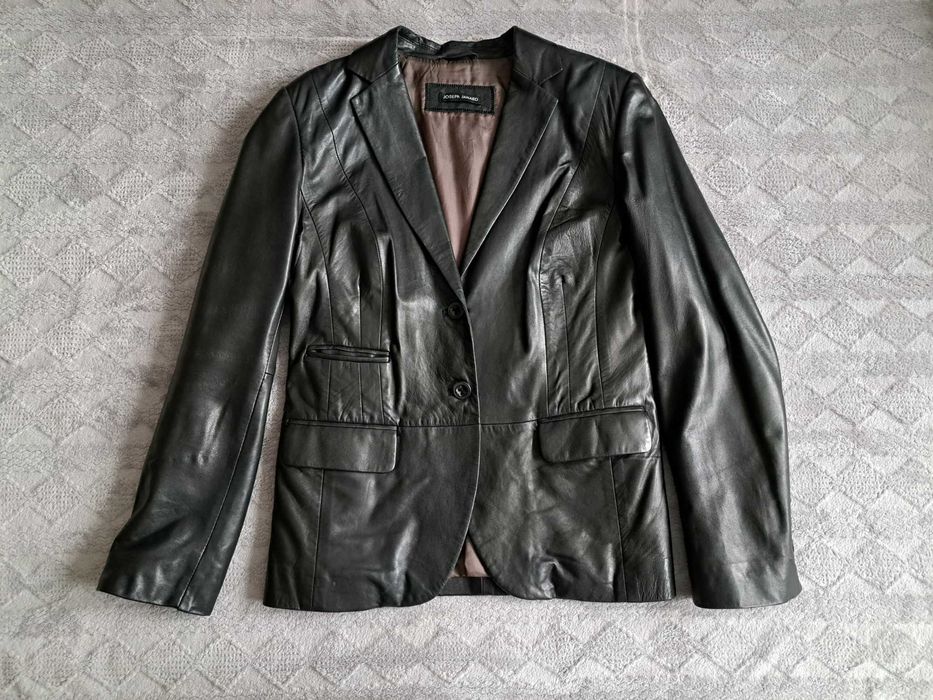 Marynarka damska skórzana vintage; Josepf Janard (Peek & Cloppenburg)