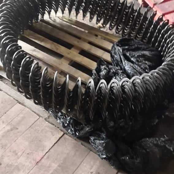 шнек гнучкий спіральний 69мм для труби 90 мм спіраль