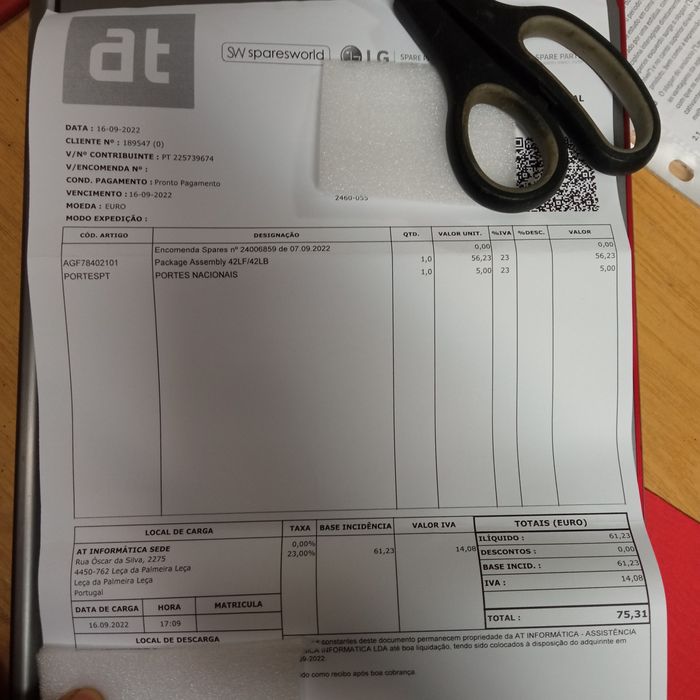 Barras led novas LG c/fatura 42lb650v, 42lb582b e 42lb5550