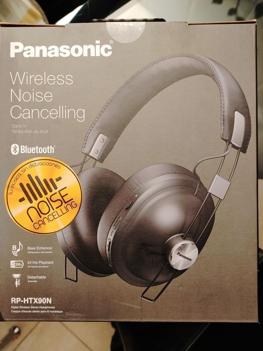 Auscultadores Bluetooth Panasonic RP-HTX99N novos em cx selada