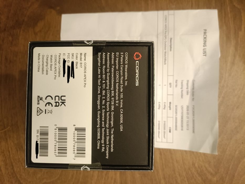 nowy 100% COROS APEX PRO Tytan SZAFIR zegarek treningowy GPS , mapy,