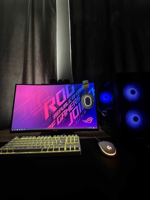 Комплект: Ігровий комп'ютер AMD Ryzen 5 RX580 8gb та монітор