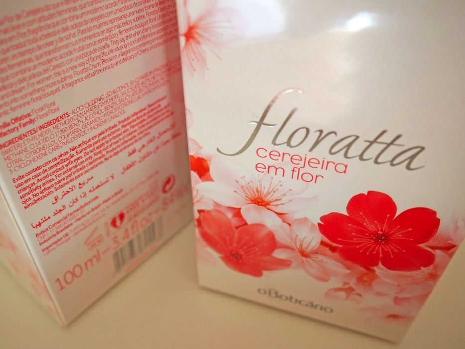 Perfume FLORATTA Cerejeira Em Flor 100ml - O Boticário - NOVO / Selado