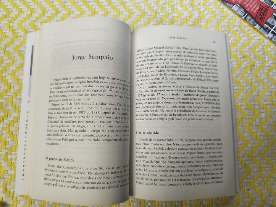 Eu e os políticos –
José António Saraiva