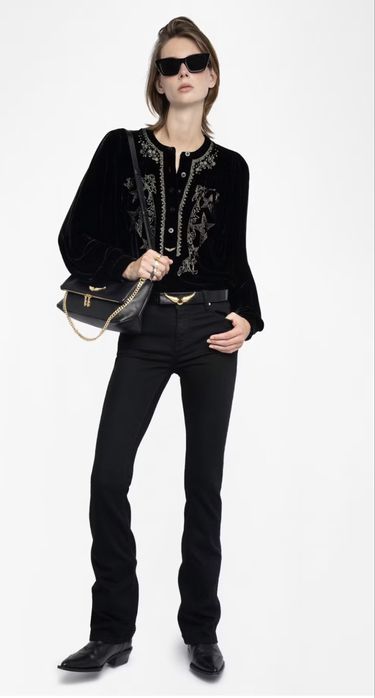 Блуза бархатная Zadig & Voltaire