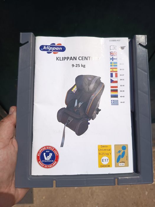 Cadeira para crianças para automóvel Klippan Century
