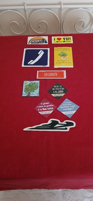 10 Autocolantes, novos