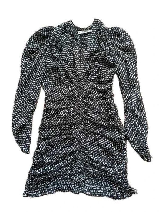 sukienka marszczona wieczorowa sylwestrowa