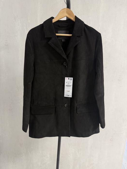 Замшевий піджак куртка Zara Limited edition