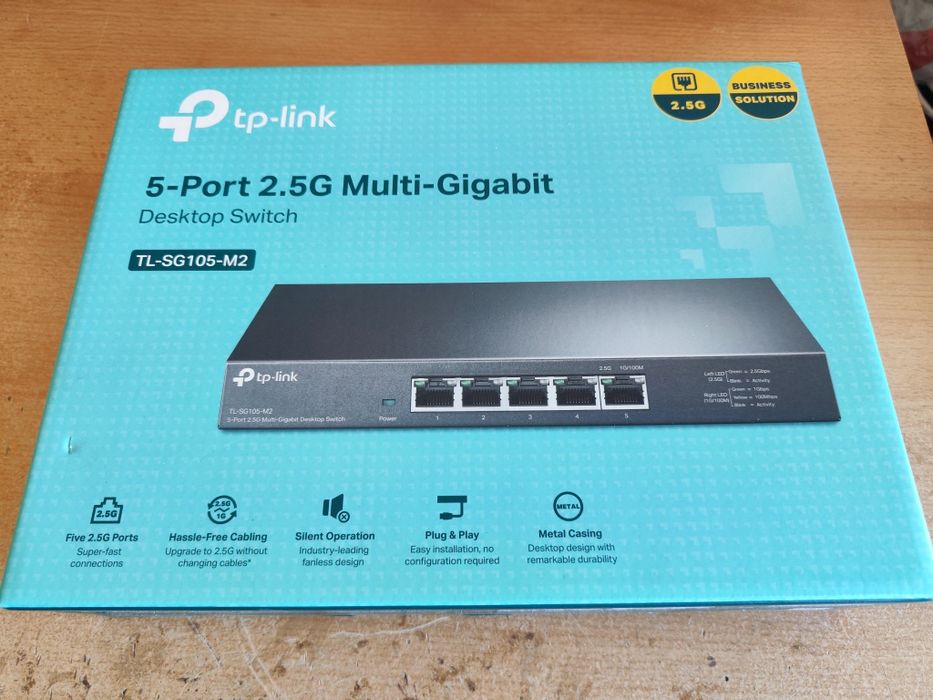 Switch de rede TP Link 2.5 Gbs