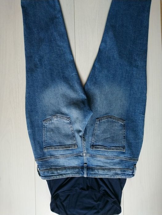 Джинсові штани для вагітних нові denim co 12/40 розмір