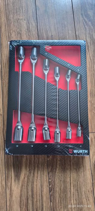 WURTH Zebra 6-częściowy zestaw kluczy z wkładką do wózka warsztatowego