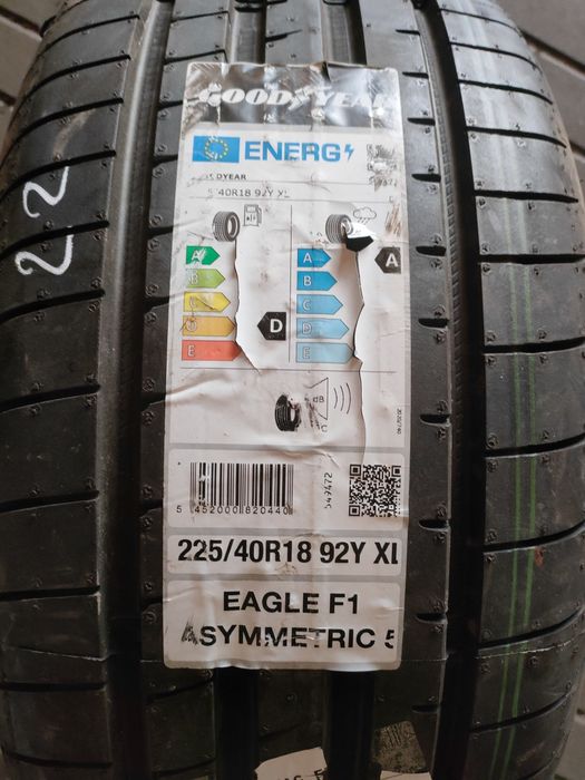 1x Goodyear Eagle F1 Asymetric 5 225/40R18 92Y 1 sztuka letnia