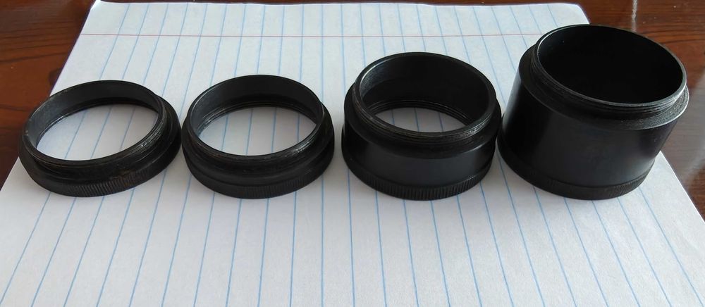Кольца-удлинители для макросъемки, удлинители объектива, M42