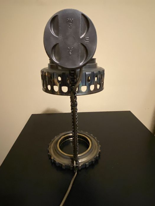 Lampka Industrial Art Metaloplastyka