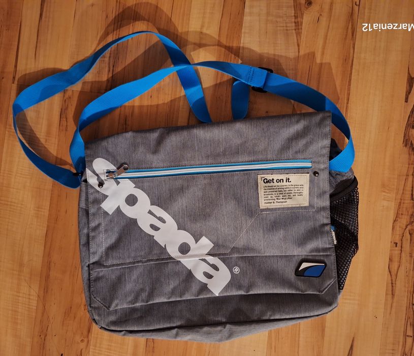 Nowa torba listonoszka SPADA szara motocyklowa sportowa  unisex