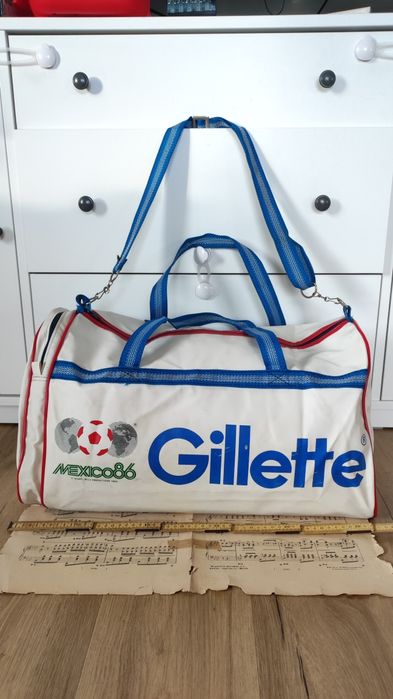 1986 FIFA World Cup Mexico - Gillette Vintage Soccer Bag