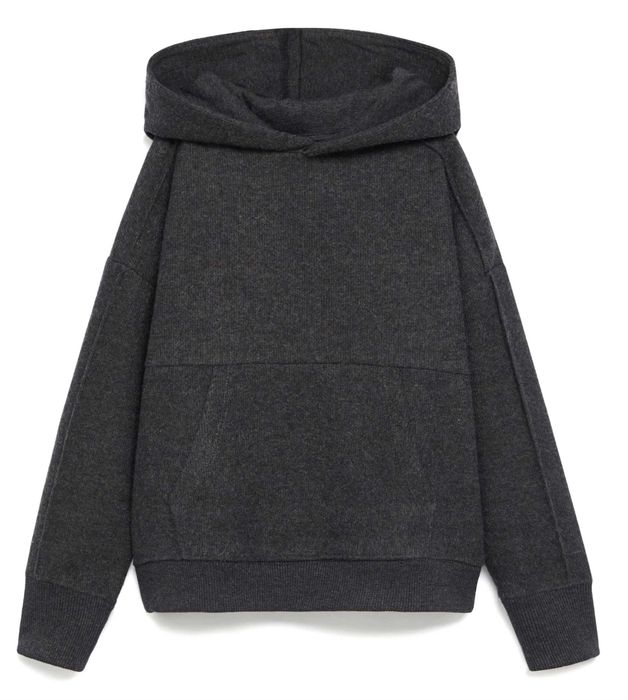 MANGO melanżowa bluza z kapturem 11 12 lat