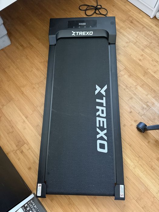 Walking pad bieżnia do chodzenia xtrexo w100 + maty piankowe + pełne opakowanie smaru do bieżni