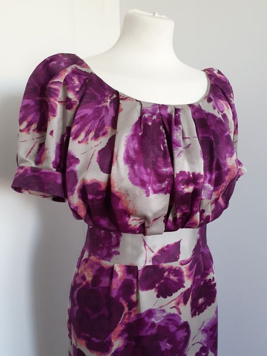 Sukienka jedwabna Victoria's Secret r. 36