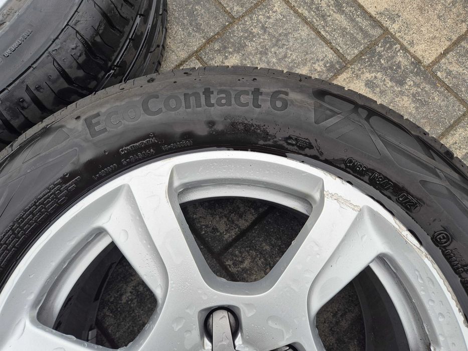 Alufelgi Audi r16 5x112 z oponami continental