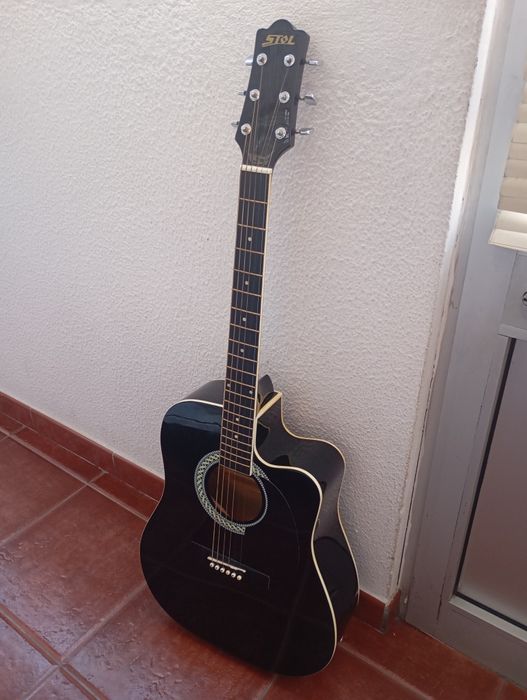 Guitarra eletro-acustica Stol DG100CT/BK