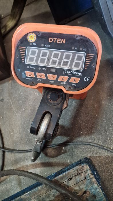 Balanças eletrónicas para ponte rolante de 5000 mil kg