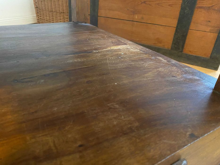 Ława AlmiDecor - Lite egzotyczne drewno - palisander - styl kolonialny