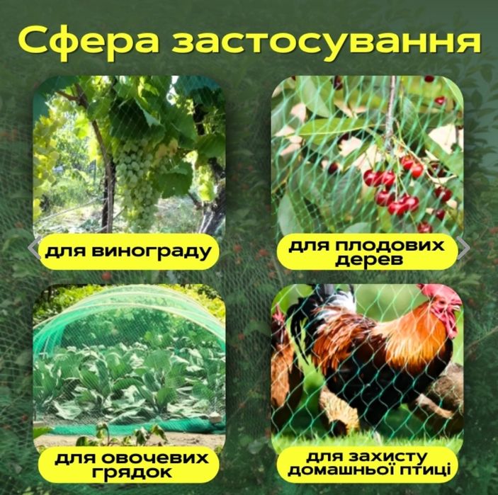 Сетка от птиц 4м*100м