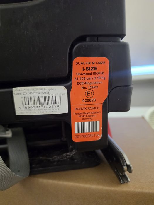 Fotelik samochodowy Britax Romer Dualfix M i-size