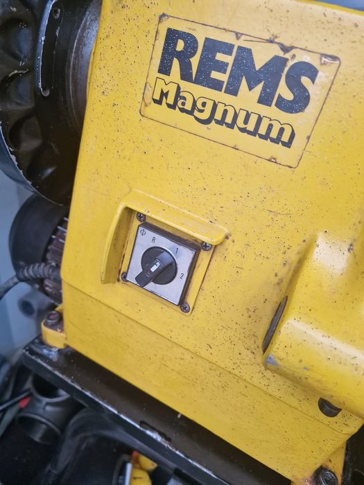 Gwintownica Rems Magnum do 4" + Rowkarka Rems
