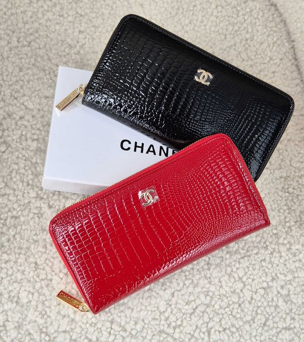 Кожаный женский кошелек на молнии. Шкіряний гаманець