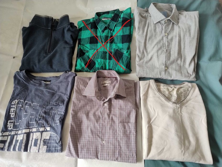 SUPER CENA Koszula męska Pierre Cardin 43/XL, bluza Pierre Cardin XL, koszula Tianliben 45, sweter XXL Bouievard,  T-shirt ALphar One XXL,