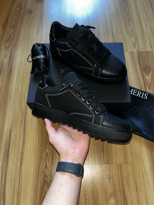 NUMERIS Atelier Acrylic Sneakers нумеріс ателі full black/чорні