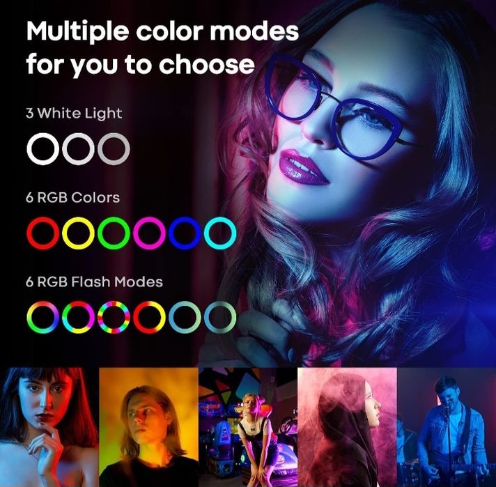 Лампа кольорова RGB Phone Ring Light