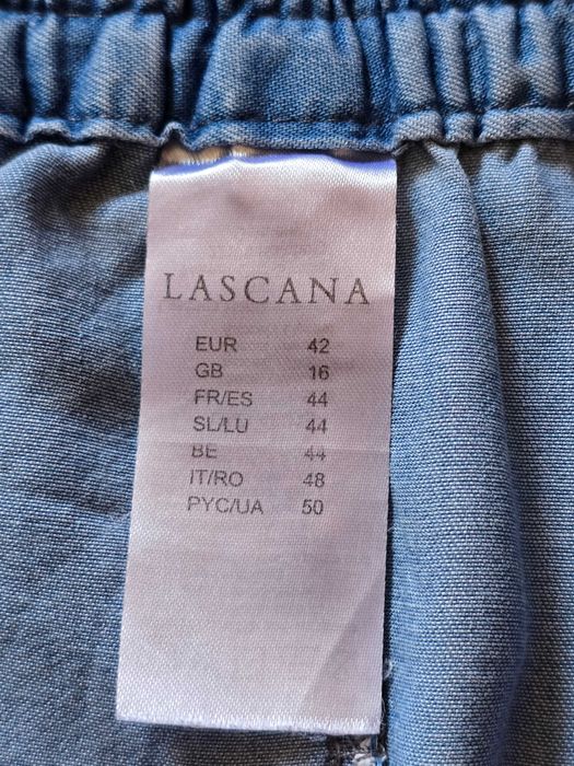 Spodnie dżinsowe jogger / cargo LASCANA | Roz.42 (XL)
