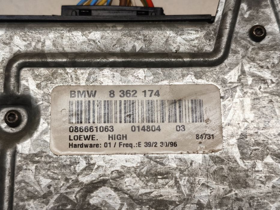 BMW E39 AMP Wzmacniacz dźwięku Audio głośników HiFi