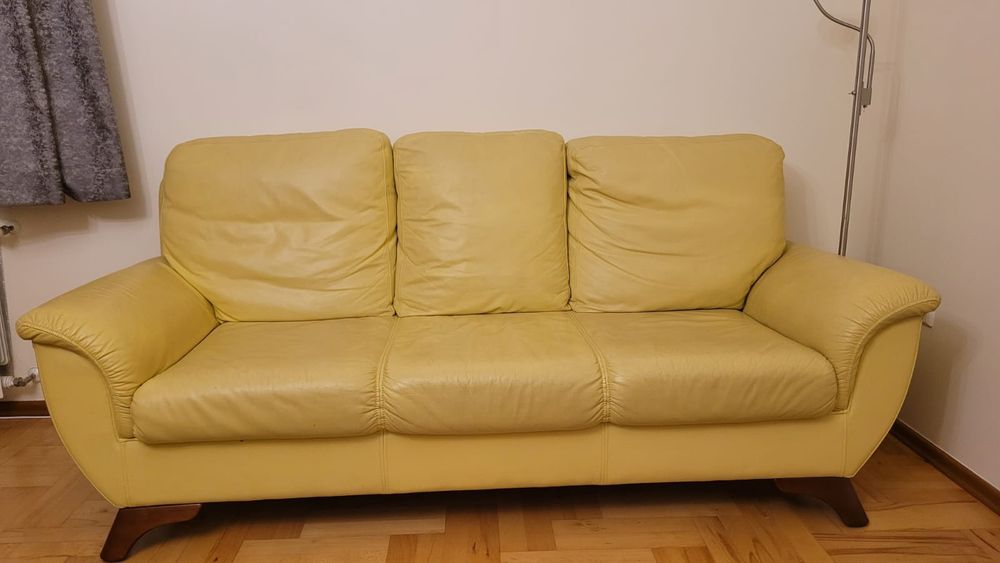 Skórzany zestaw wypoczynkowy