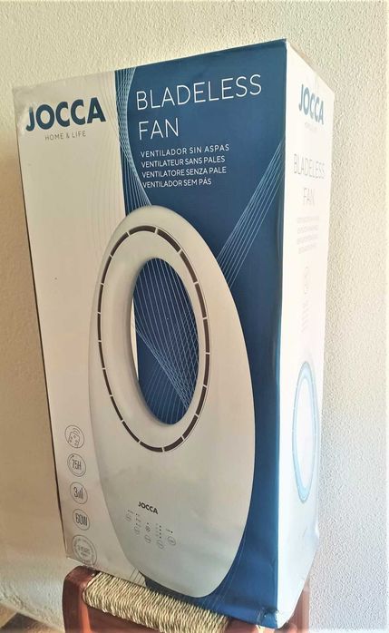 Ventilador Sem Pás JOCCA Bladeless Fan 60W (novo em caixa original)