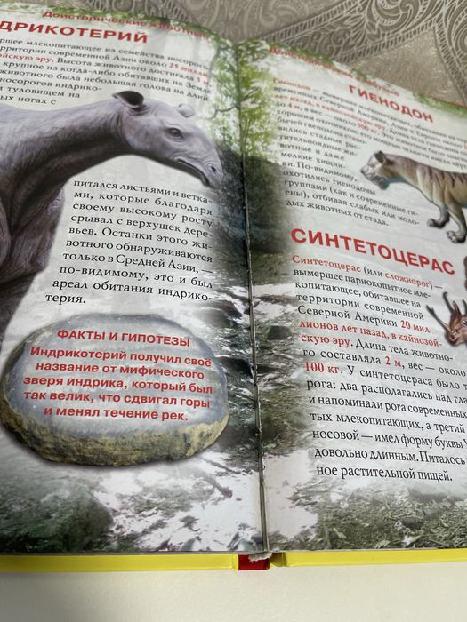 Книга Динозаврьі и другие древние животньіе