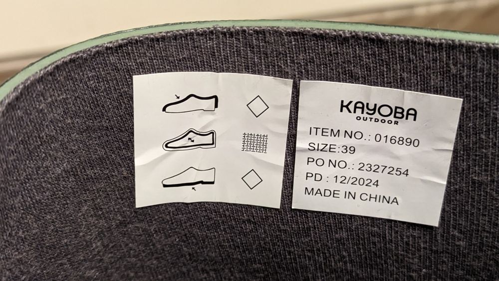 Kalosze Kayoba, rozmiar 39, jak nowe, założone raz, bez wad.