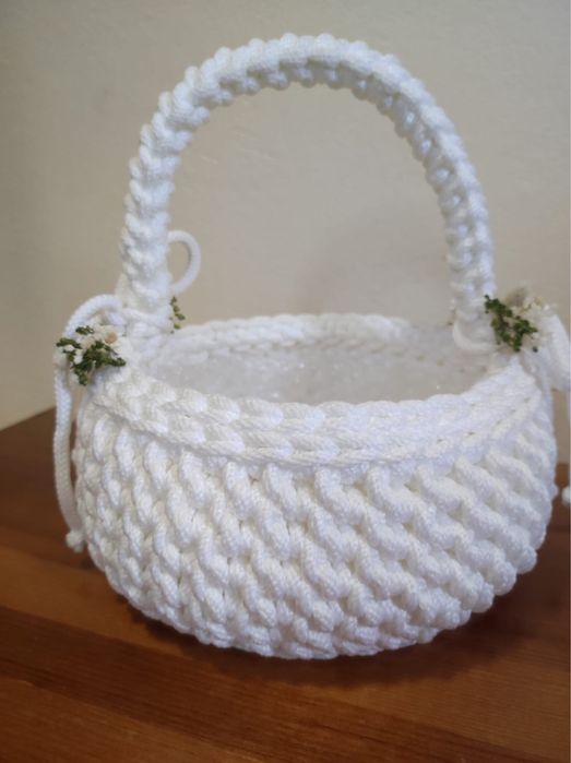 Koszyczek na szydełku
