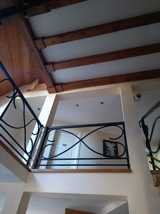 Balustrady na schody stalowe, gięte – 180/210/315 cm 4szt