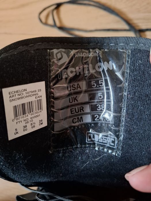 Buty snowboardowe Salomon r. 38