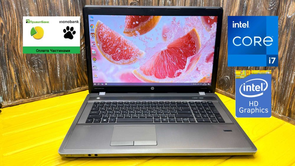 Недорогий Офісний Ноутбук HP Probook 4740s /17.3" HD+/Core i7/ГАРАНТІЯ