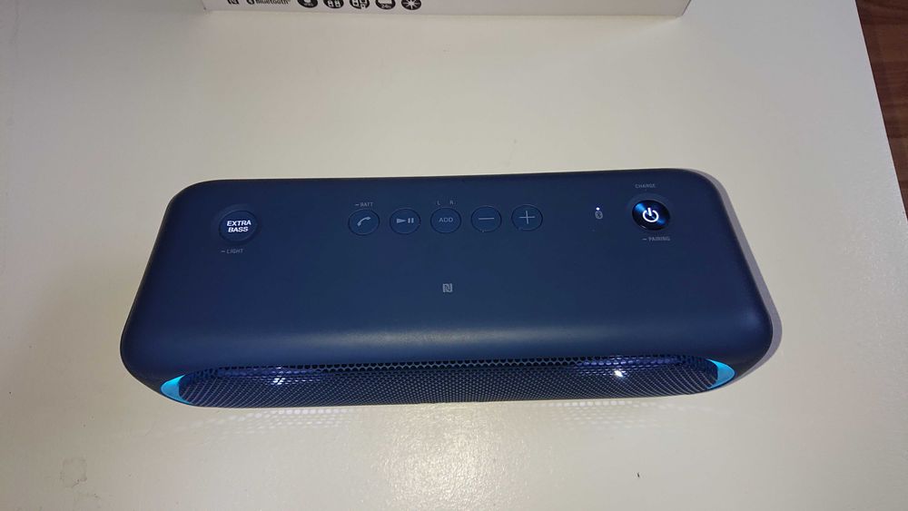 głośnik SONY XB40 XB41 niebieski super stan jbl charge boombox