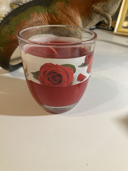 Свічка Bolsius Троянда в склі 80/73 мм