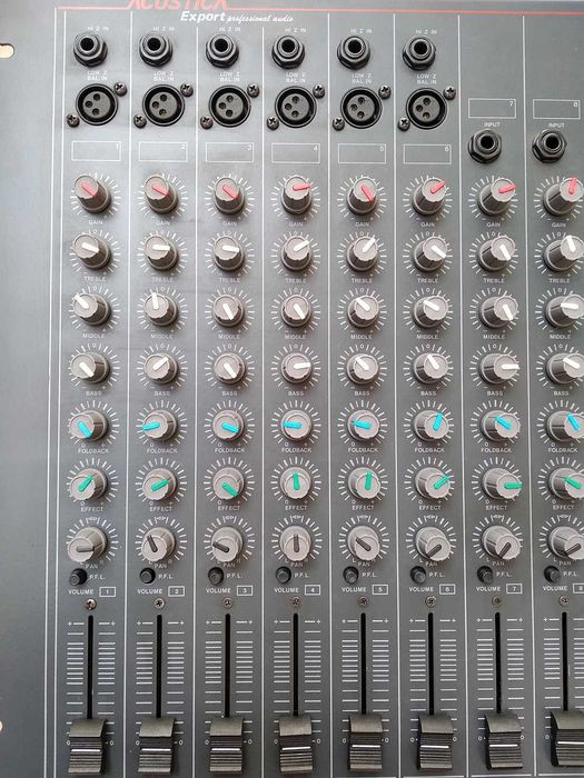 Mesa de Mistura Som - ACUSTICA Export MX 8/2B