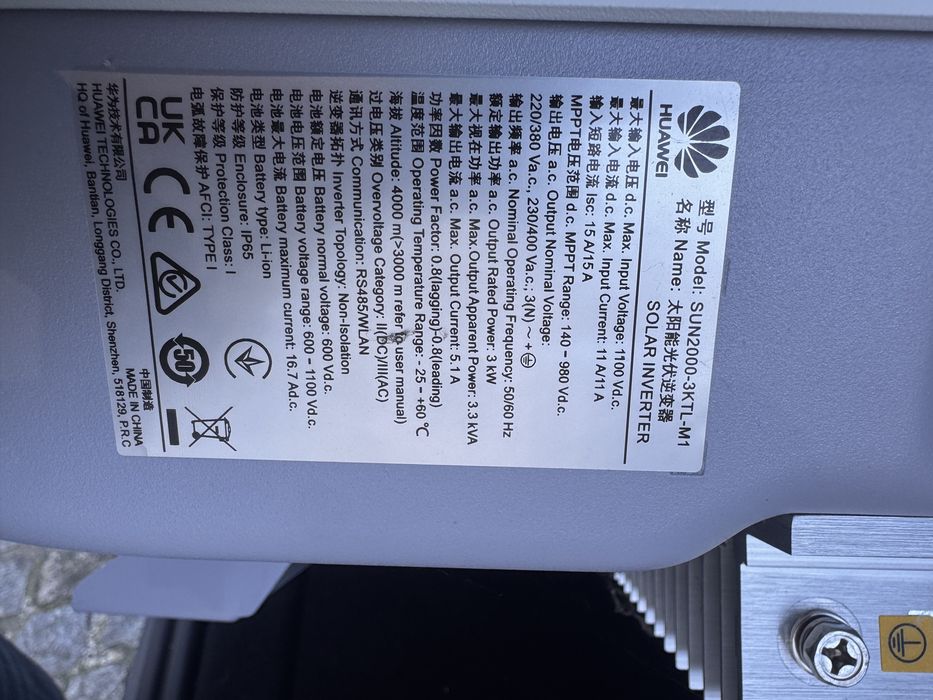 Inversor Huawey Sun2000
