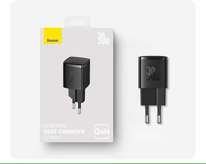 Швидка зарядка Baseus 30W GaN5 (mini) (olx доставка включена)